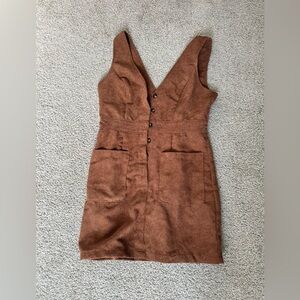 Mini overall dress